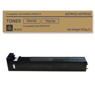 Toner do Konica Minolta TN413K TN613K (PMC334KG) Bizhub C452/552/652 Black (1x900g)