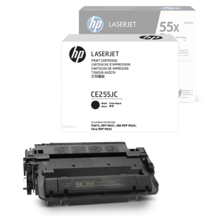 HP oryginalny toner CE255JC 55JC HP LaserJet P3015 Pro 500 MFP M521 14,5K black