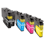 4 X TUSZ do BROTHER LC3235XL zamiennik - 2