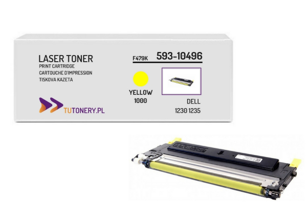 Toner do DELL 1230 1235 59310496 Yellow 593-10496 Zamiennik
