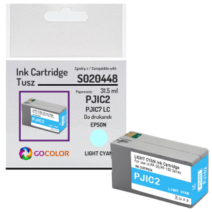 Tusz do EPSON PJIC2 S020448 PJIC7LC PP100 PP50 Light Cyan Zamiennik 31.5 ml
