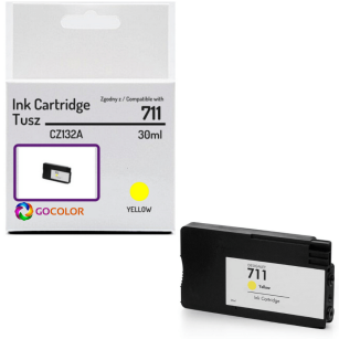 Tusz do HP CZ132A 711 Yellow Zamiennik