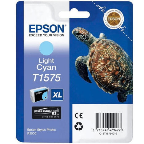 Epson oryginalny tusz T1575 light cyan