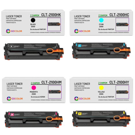 4 X Toner do PANTUM CLT2100H CP2100 CM2100 3.0K/3x2.0K CMYK zamiennik