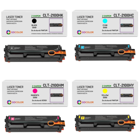 4 X TONER do PANTUM CLT2100H CP2100 CM2100 3.0K/3x2.0K CMYK zamiennik