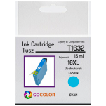 Tusz do EPSON T1632 16XL Cyan Zamiennik - 2