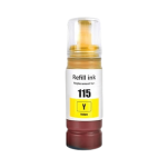Tusz do EPSON 115 T07D4 C13T07D44A EcoTank L8160 L8180 70.0ml yellow zamiennik - 3