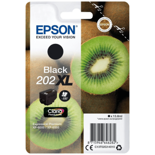 Epson oryginalny tusz 202XL T02G1 C13T02G14010 black