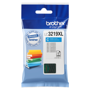 Brother oryginalny Tusz LC3219XLC cyan