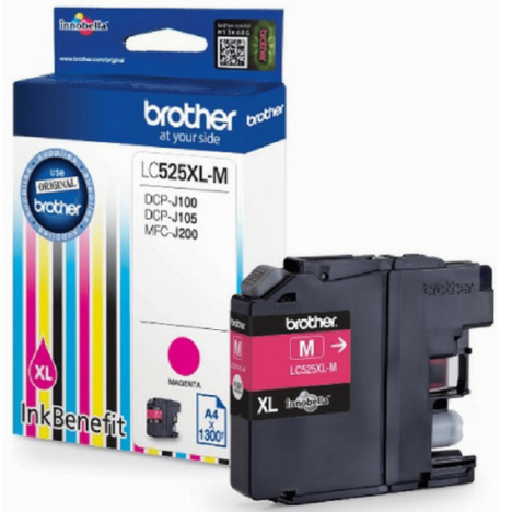 Brother oryginalny Tusz LC525XLM magenta 