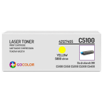 Toner do OKI C5100 C5150 C5200 C5300 C5400 n, tn, 42127405 Yellow zamiennik - 2