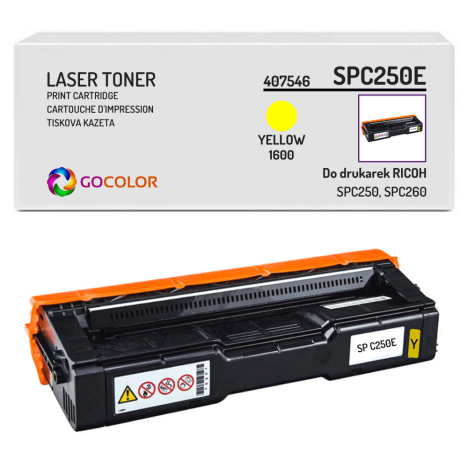 Toner do RICOH SPC250E 407546 Yellow zamiennik