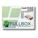 FULLBOX 6-pak Tusz do CANON PGI525PGBK CLI526C CLI526M CLI526Y CLI526BK CLI526GY - 3