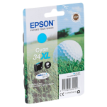 Epson oryginalny tusz 34XL T347240 C13T34724010 WorkForce Pro WF3720 WF3700 Series cyan 10.8ml - 2