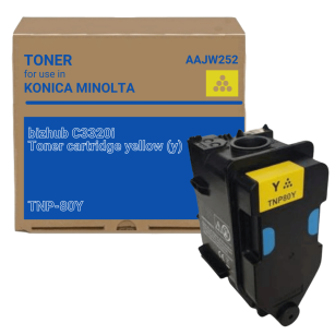 Toner do KONICA MINOLTA TNP80Y AAJW252 BIZHUB C3320i yellow Zamiennik 9.0K