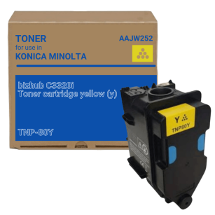 Toner do KONICA MINOLTA TNP80Y AAJW252 BIZHUB C3320i yellow Zamiennik 9.0K