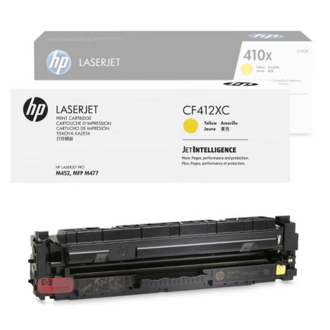 HP oryginalny toner CF412XC 410XC Color LaserJet Pro M452 MFP M477 5,0K yellow