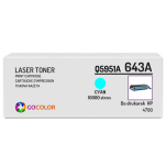 EOL Toner do HP Q5951A 643A 4700 Cyan Zamiennik - 2