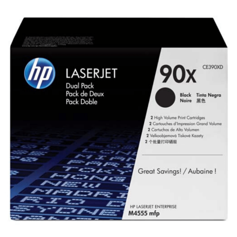 HP oryginalny toner CE390XD black 90X