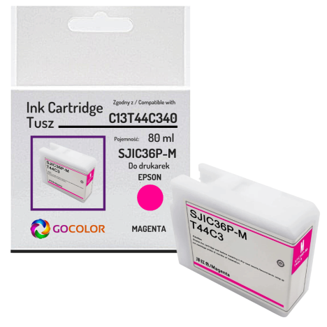 Tusz do EPSON SJIC36P-M C13T44C340 ColorWorks C6000 C6500 80.0ml magenta zamiennik