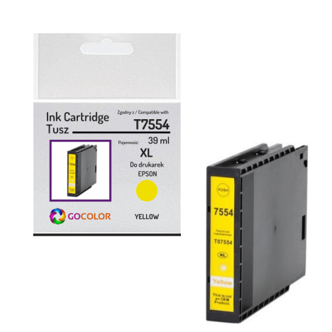 Tusz do EPSON T7554 XL Yellow Zamiennik