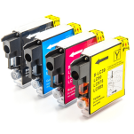 4 X TUSZ do BROTHER LC985 zamiennik - 3