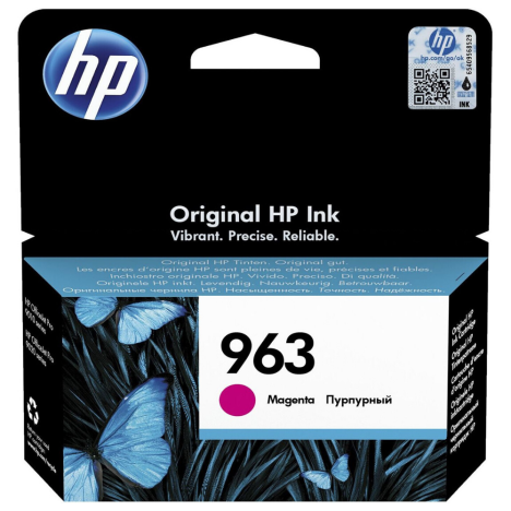 HP oryginalny Tusz 3JA24AE 963 magenta