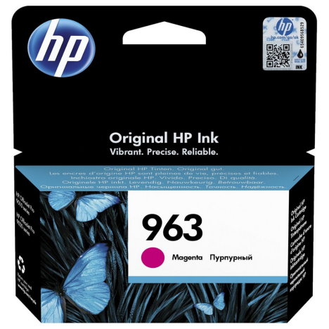 HP oryginalny Tusz 3JA24AE 963 magenta