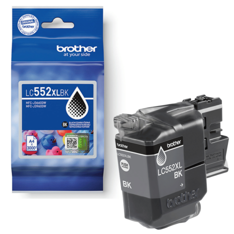 Brother oryginalny Tusz LC552XLBK MFC-J3660DW MFC-J3960DW Black