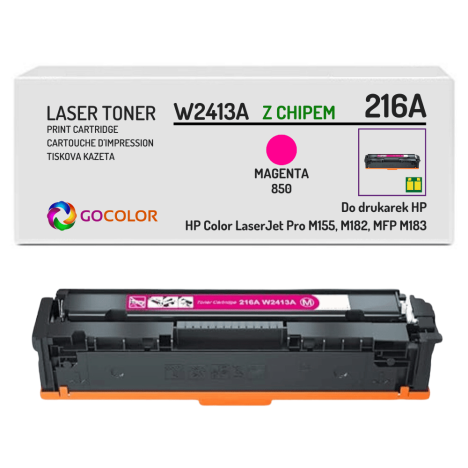 Toner do HP W2413A 216A LaserJet Pro M155nw MFP M183fw Magenta z CHIPEM zamiennik 0.85K