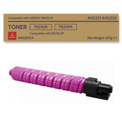 Toner do KONICA MINOLTA TN216M TN319M Magenta Bizhub C220/C280/C360 Develop Ineo +220