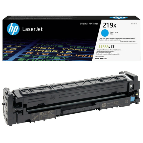 HP oryginalny toner W2191X 219X Color LaserJet Pro 3202 MFP 3302 2,5K cyan