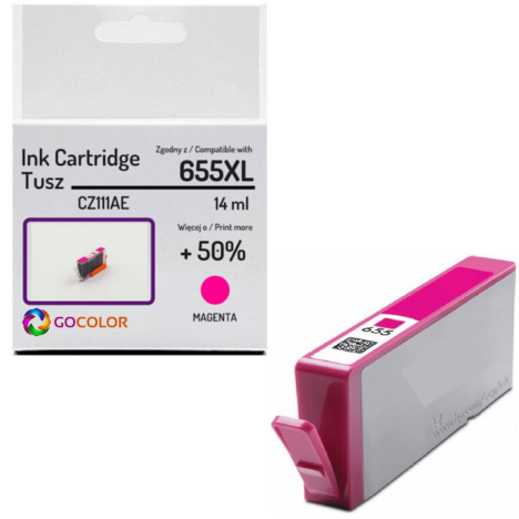 Tusz do HP CZ111AE 655XL Magenta Zamiennik