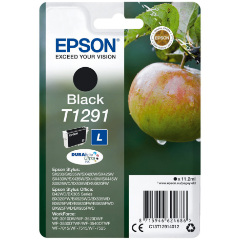 Epson oryginalny tusz T1291 black