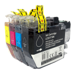 FULLBOX 4-pak TUSZ do BROTHER LC3217BK LC3217C LC3217M LC3217Y - 2