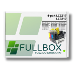 FULLBOX 4-pak tusz do BROTHER LC3217BK LC3217C LC3217M LC3217Y - 3