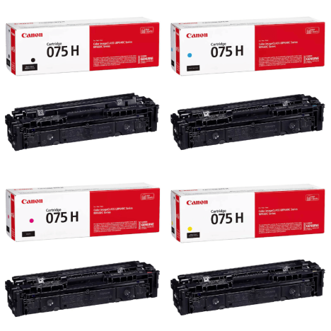 4-pak Canon oryginalny toner 075H i-SENSYS MF664Cdw MF667Cdw CMYK 3.5K/3x2.5K