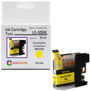 Tusz do BROTHER LC-125XL Yellow zamiennik