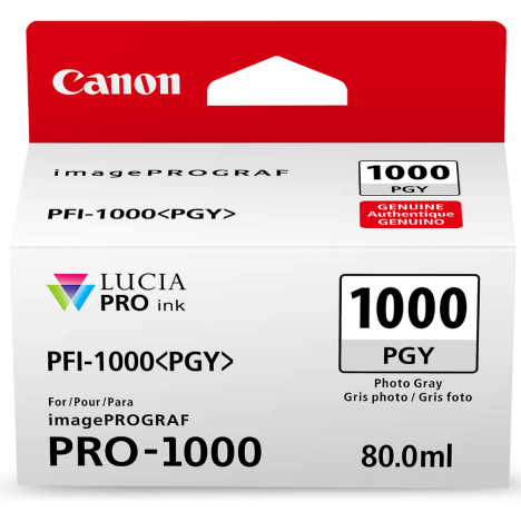 Canon oryginalny tusz PFI1000PGY 0553C001 photo grey
