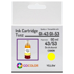 Tusz do CANON GI43Y GI53Y yellow zamiennik - 2