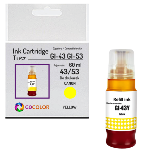 Tusz do CANON GI43Y GI53Y yellow zamiennik