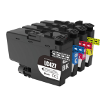 FULLBOX 4-pak TUSZ do BROTHER LC427BK LC427C LC427M LC427Y - 2