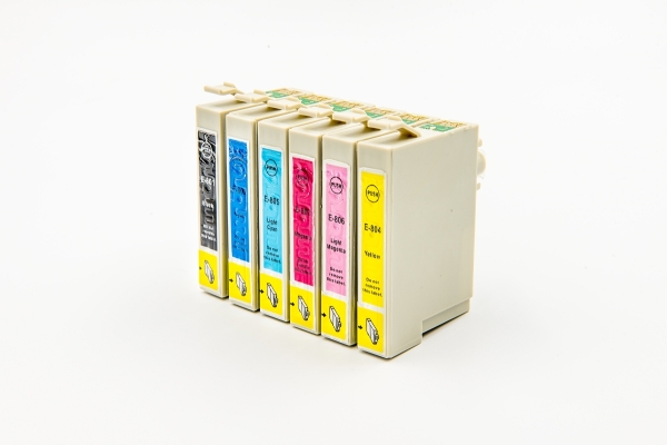 TUSZ DO EPSON T0801 T0802 T0803 T0804 T0805 T0806 ZESTAW 6 SZTUK