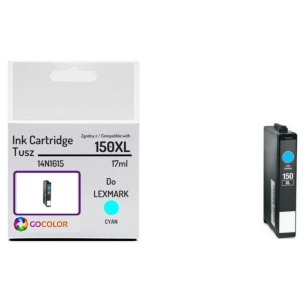 EOL Tusz do LEXMARK 150XL 14N1615 Cyan Zamiennik