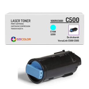 EOL Toner do XEROX C500 C505 106R03881 Cyan Zamiennik