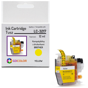 Tusz do BROTHER LC3217Y Yellow zamiennik