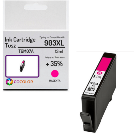 Tusz do HP T6M07AE 903XL Magenta Zamiennik CHIP anti-upgrade