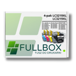 FULLBOX 4-pak TUSZ do BROTHER LC3219XLBK LC3219XLC LC3219XLM LC3219XLY - 3