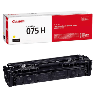 Canon oryginalny toner 075HY 6366C002 i-SENSYS MF664Cdw MF667Cdw yellow 2.5K