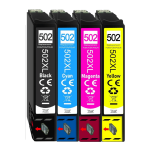 FULLBOX 4-pak tusz do EPSON 502XL T02W1 T02W2 T02W3 T02W4 Expression Home XP5100 XP5105 - 3